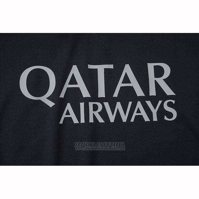 Fato de Treino Paris Saint-Germain Jordan Manga Curta 2025-2026 Preto - Calcas Curta